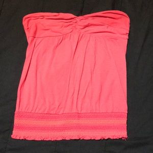 Juniors strapless shirt
